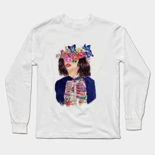 bloom inside out Long Sleeve T-Shirt